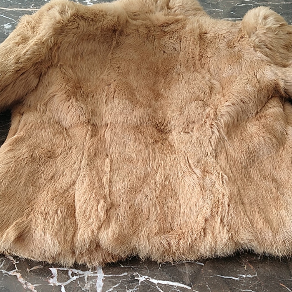Vintage rabbit fur coat - Picture 4 of 4